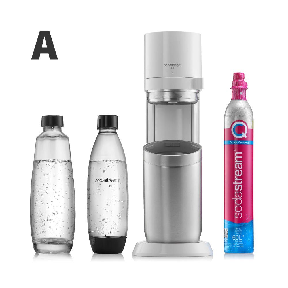 Sodastream Duo 快扣機型氣泡水機- 典雅白【A 級商品】