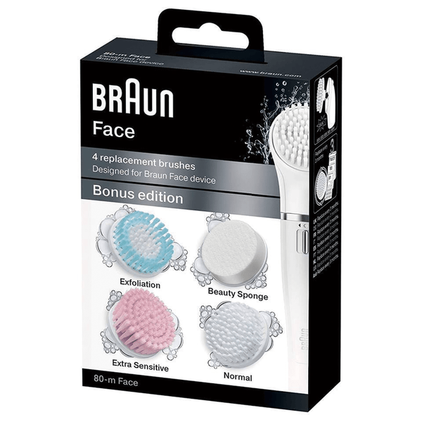 Braun Face SE80-m 德國百靈 雙效淨膚儀系列 專用刷頭配件組（不含主機）【A- 級商品】 - 造型護理 - restyle2050