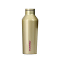 Corkcicle 270ml Bottle 美國時尚 三層保溫設計 層次繽紛系列 易口瓶 / 不鏽鋼保溫瓶 香檳金款【A - 級商品】 - restyle2050