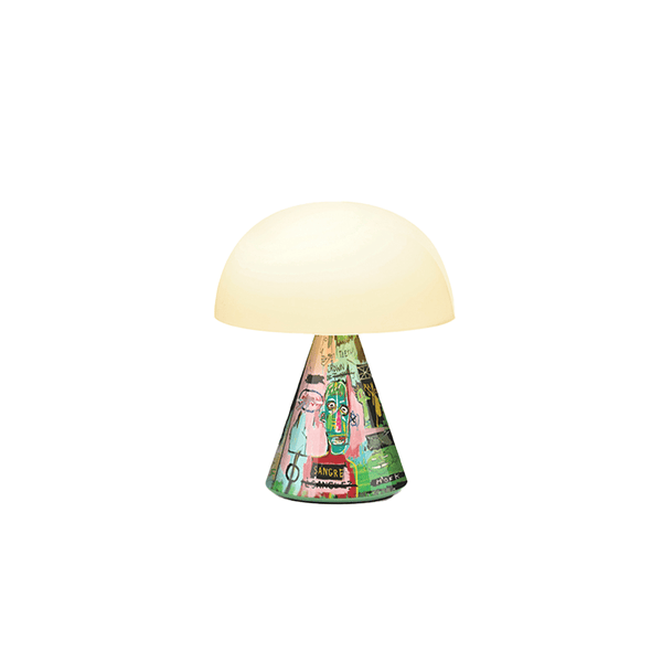 Lexon Mina Portable LED Lamp Medium 9.2cm 蘑菇造型 可攜充電式 桌燈 中尺寸 （Basquiat - In Italian 限量款）【A 級商品】 - 生活風格 - restyle2050