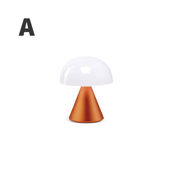 Lexon Mina Portable LED Lamp Small 7cm 蘑菇造型 可攜充電式 桌燈 小尺寸【A 級商品】 - 生活風格 - 橘色 - restyle2050
