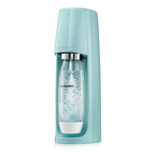 Sodastream Fizzi 自動扣瓶 手動按壓打氣 氣泡水機 - 冰河藍【A 級商品】 - restyle2050