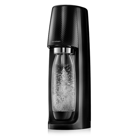 Sodastream Spirit 自動扣瓶 手動按壓打氣 氣泡水機 - 黑色【A 級商品】 - restyle2050