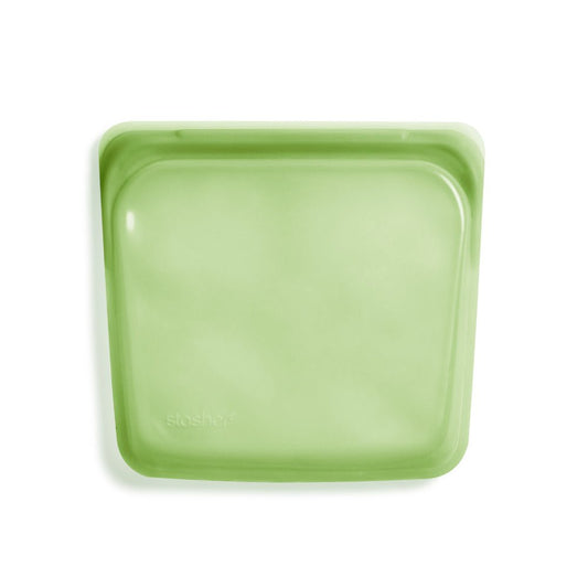Stasher 19x18cm 美國 方形 食材保鮮 / 矽膠密封袋 多用途收納袋 - 綠色【A 級商品】 - 廚房用品 - restyle2050