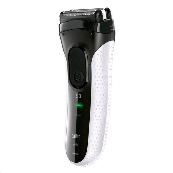 Braun 3020S 德國百靈 新升級 三鋒系列 電動刮鬍刀 - 白色款【A- 級商品】▲ - 造型護理 - restyle2050