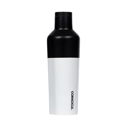 Corkcicle 270ml Bottle 美國時尚 三層保溫設計 易口瓶 / 不鏽鋼保溫瓶-黑白配色【A級商品】 - 飲品家電 - restyle2050