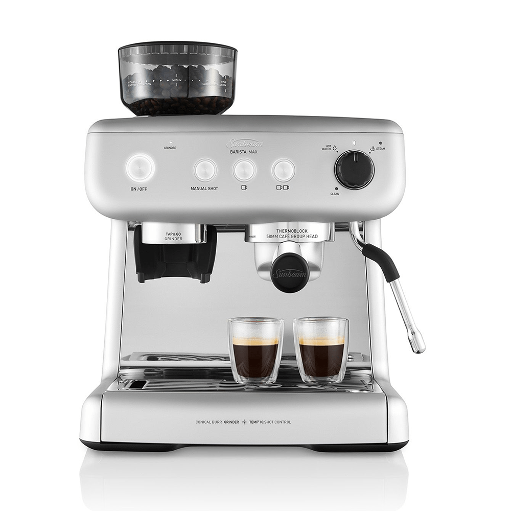 Sunbeam Barista Max 經典 半自動咖啡機 / 義式咖啡機【A 級商品】 - 飲品家電 - 銀色 - restyle2050